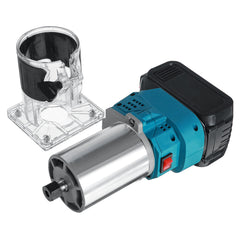 850W 30000RPM Electric Hand Trimmer Wood Milling Engrave Machine w/ 22900mah Battery