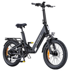 Electric Bicycle 13.5Ah 48V 250W Motor Recommended Top Speed 25KM/H 20 Inches Tire Electric Bike 135km Mileage Max Load 150Kg