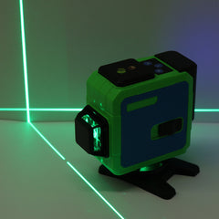 8/12/16 Line 4D Green Laser Level 360 Self Leveling Measure Tool Horizontal Vertical