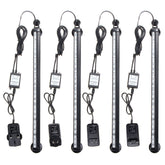 Remote control bubble light 44Keys White trachea 41CM 5050 6smd RGB 1.6W IP68 ABS Memory receiver AC110-240V turn DC12V