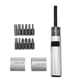 12 in 1 1300mAh Electric Screwdriver Magnetic Suction One Button Design with 3 LED Shadowless Lights