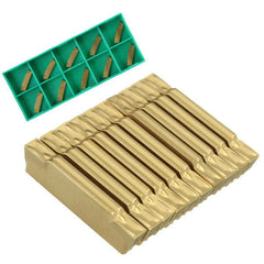 10pcs 2mm Carbide Inserts for MGEHR/MGIVR Grooving Cut Off Tool Turning Tool