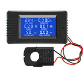Open and Close CT 100A AC Digital Display Power Monitor Meter Voltmeter Ammeter Frequency