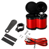 12V-24V 1.5A/3A Digital Voltmeter Quick Fast Charge Dual USB Charger Adapter Cell Phone Waterproof Socket For Motorcycle Scooter Electric Bike