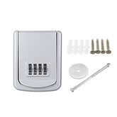 4 Digit Wall Mountable Combination Lock Key Storage Safe Security Money Box Bank