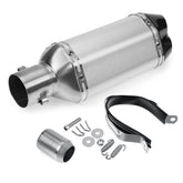 38-51mm Motorcycle Double Outlet Exhaust Tail Pipe Kit 300mm Universal