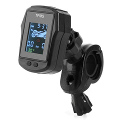 Waterproof Motorcycle TPMS USB Solar Motorbike Electric Bike Tire Tyre Pressure Monitoring Alarm Systems with External Sensors