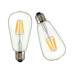 E27 ST648 Warm White Vintage Edsion Non-dimmable LED COB Light Bulb AC85-265V
