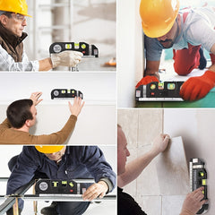 External Laser Level with Directions of 3 Horizontal Bubble and 3 Kinds Infrared Line