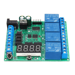 N722A04+TB411+UD68B01 N76E003 MCU Development Board MS51FB9AE Digital Tube LED Infrared Optocoupler RS485 Relay Module