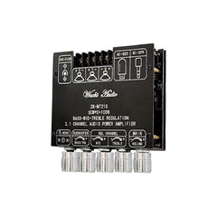 2.1 Channel Bluetooth 5.1 Subwoofer Amplifier Board Module 50WX2+100W Power Audio Stereo Amplifier Board