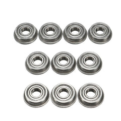 10pcs F695ZZ 5mmx13mmx4mm Double Shielded Flanged Ball Bearing