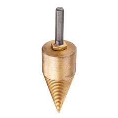 32/42mm Titanium Coated HSS Round/Square/Hexagonal Shank Firewood Drill Bit Splitter