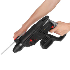 12000rpm 1350W Brushless Rechargable Electric Hammer Drill Heavy Duty Impact Drill Metal Wood Plastic Drilling Tool For Makita 18V Battery