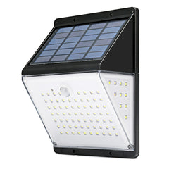 88LED 600lumen Garden LEDs Split Solar Powered Light Motion Sensor Waterproof Wall Lamp Remote/Voice Control(50dB)