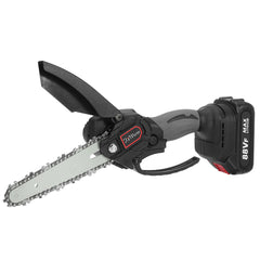 6 Inch 88VF Portable Electric Pruning Chain Saw Rechargeable Small Woodworking Chainsaw