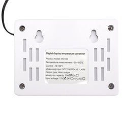 Digital Thermostat High Power 30A Automatic Adjustable Temperature Controller Switch 12V24V220V