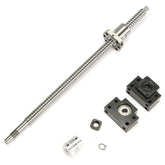 400mm Ball Screw with BK12 BF12 Supports and 6.35x10mm Coupler for CNC