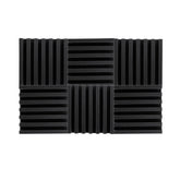 6Pcs Acoustic Wall Panel Tiles Studio Sound Proofing Insulation Foam Pads