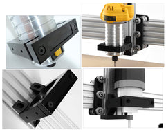 52/65/71/80mm Diameter Router Spindle Mount for CNC Router Machine Aluminum Extrusions Accessories