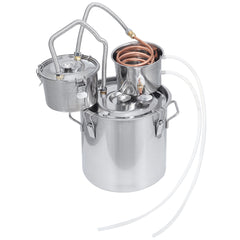 12L/20L/30L Home Alcohol Distiller Brewing Kit Moonshine Still Stainless Boiler