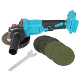 125mm Brushless Cordless Angle Grinder Wood Cutting Kit 800W For Makita