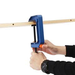 Aluminum Quick Release C Clamp Woodworking Fixture Heavy Duty G Clamp