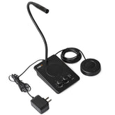 8W Window Intercom Bank Walkie Talkie Speaker Dual Way Microphone 400-470 MHz Wireless Transceiver