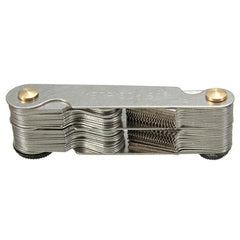 4Pcs Screw Thread Pitch Cutting Gauge Tool Set Centre Gage 55&60 Inch&Metric