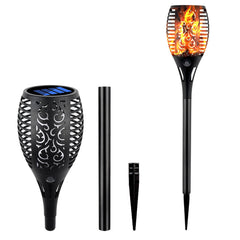 33/51/96 LED Solar Garden Flame Light Waterproof Flickering LED Torch Landscape Christmas Decorations Lamp