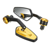 7/8inch Aluminum Handlebar End Rear View Side Mirror Universal For Motorcycle