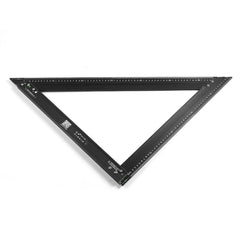 7 Inch Aluminum Alloy Triangle Ruler Angle Protractor Miter Speed 90 Square Measuring Ruler Metric Imperial