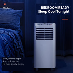 Smart Portable Air Conditioner & Dehumidifier | Self-Evaporating & Whisper-Quiet