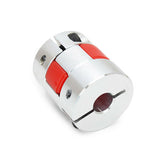 5mm x 8mm Aluminum Flexible Spider Shaft Coupling OD25mm x L30mm CNC Stepper Motor Coupler Connector
