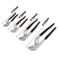 6/8/10/12 Inch Water Pump Pliers Plumbers Slim Jaw Pipe Wrench Grips Multifunction