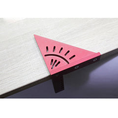 High Precision Aluminum Angle Ruler - 0.1 Accuracy, Multi-Functional 90°/45° Guide for Woodworking, Durable & Easy to Use