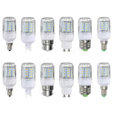 E27 E14 E12 B22 G9 GU10 4W 36 SMD 4014 LED Warm White Pure White Cover Corn Bulb AC220V
