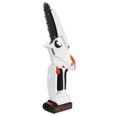 98VF 6Inch Cordless Electric Chain Saw Rechargeable Wood Cutter Woodworking Tool