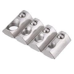 50pcs 20 Series Elastic Nut Round Roll T Slot Spring Nut for 20 Series Aluminum Profile