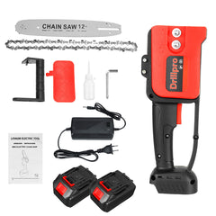 12In 3200W Li-ion Battery Chainsaw Brushless Cordless Rechargable Chain Saws Wood Cutter