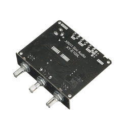 50Wx2+100W 2.1 Channel Bluetooth Audio Power Amplifier Board Module High and Low Tone Subwoofer APP Control E100L DC9-24V