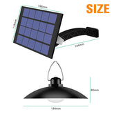 1/2/3/4 Head Solar Pendant Lights Lamp In/Outdoor IP65 Waterproof Warm/White Light