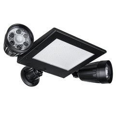 Solar Powered 64 LED PIR Motion Wall Light Home Security Lamp Garden Outdoor