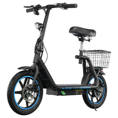 Electric Scooter 48V 13Ah Battery 500W Motor Top Speed 20KM/H 14inch Tires 30KM Max Mileage 120KG Max Load Folding E-Scooter