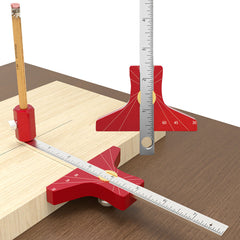 Multi-Angle Woodworking Scriber with Depth Gauge - Durable Aluminum Tool for Precision Drawing and Measuring