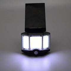 66LED/66COB/120COB/128COB/140COB LED Solar Power PIR Motion Sensor Wall Light 3 Modes Outdoor Waterproof Garden Lamp