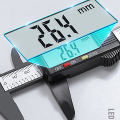 0-6" Digital Caliper Measuring Tool Electronic Micrometer With LED Screen