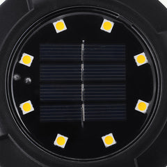 Solar Powered 12LED Buried Light Under Ground Lawn Lamp Outdoor Path Way Garden Decking Decor