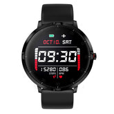 1.3' Full Touch Screen Super Slim Wristband IP68 Fashion UI Blood Pressure HR Monitor Long Standby Brightness Music Camera Control Smart Watch