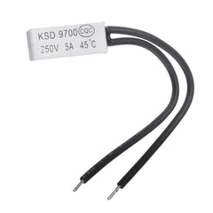 10pcs Normal Open KSD9700 250V 5A 45 Plastic Thermostatic Temperature Sensor Switch NO